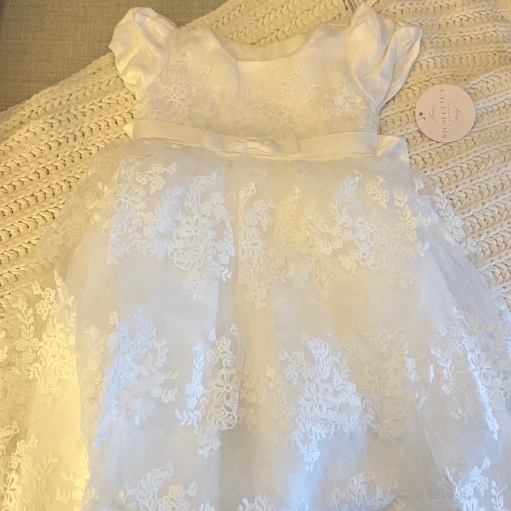 12 month baby girl christening gown